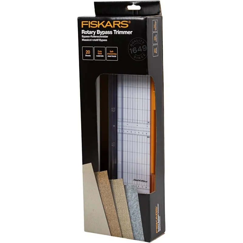 Fiskars Rotierender Papierschneider, L 30 cm, 1 Stk