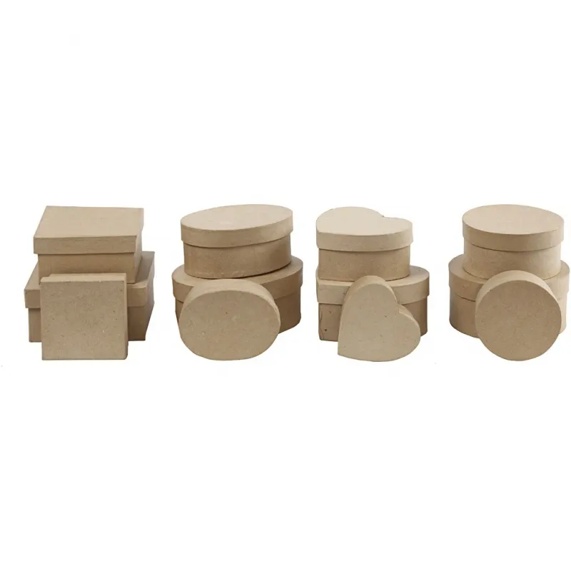 Schachteln, H 5-7,5 cm, D 10-18 cm, 72 Stk/ 1 Pck