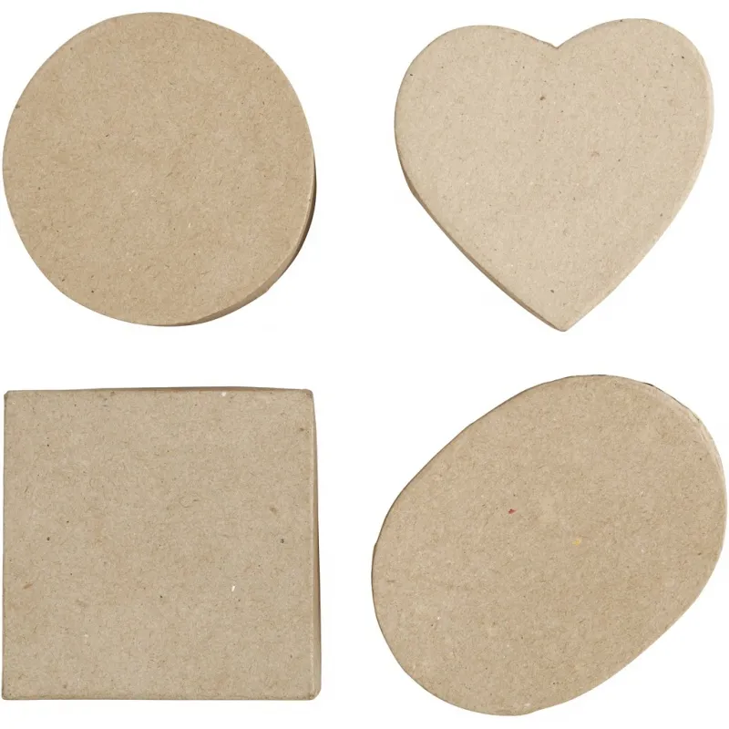 Schachteln, H 5-7,5 cm, D 10-18 cm, 72 Stk/ 1 Pck