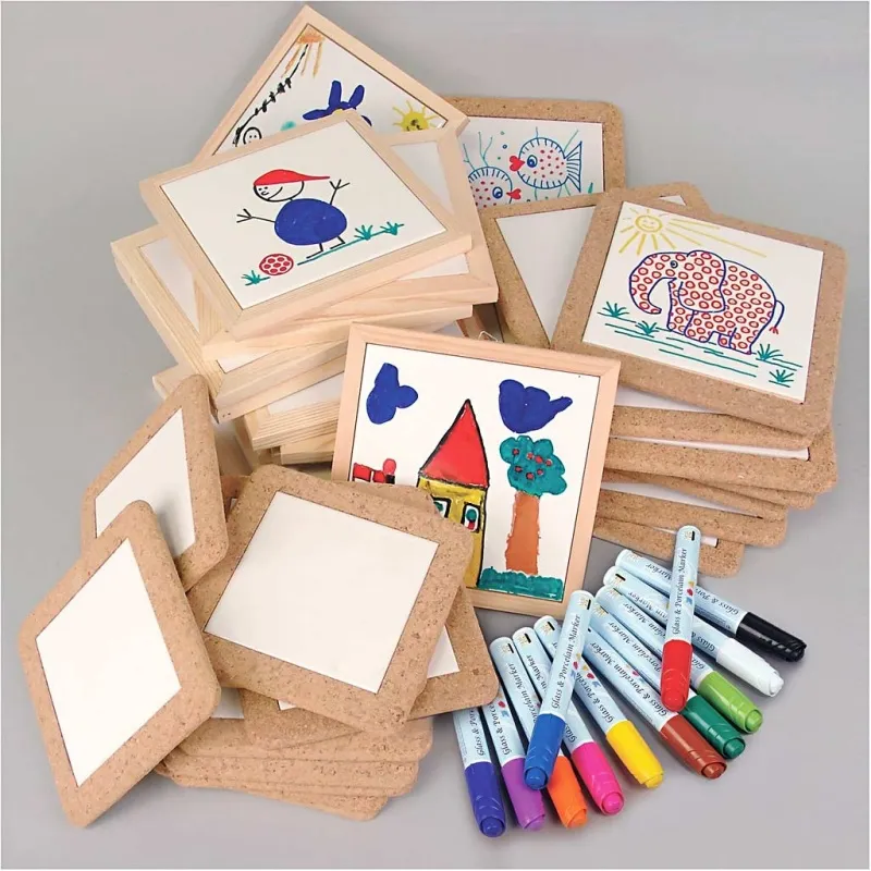 Gruppen-Kreativset Untersetzer, Standard-Farben, Zusätzliche Farben, 30 Stck., 1 Set