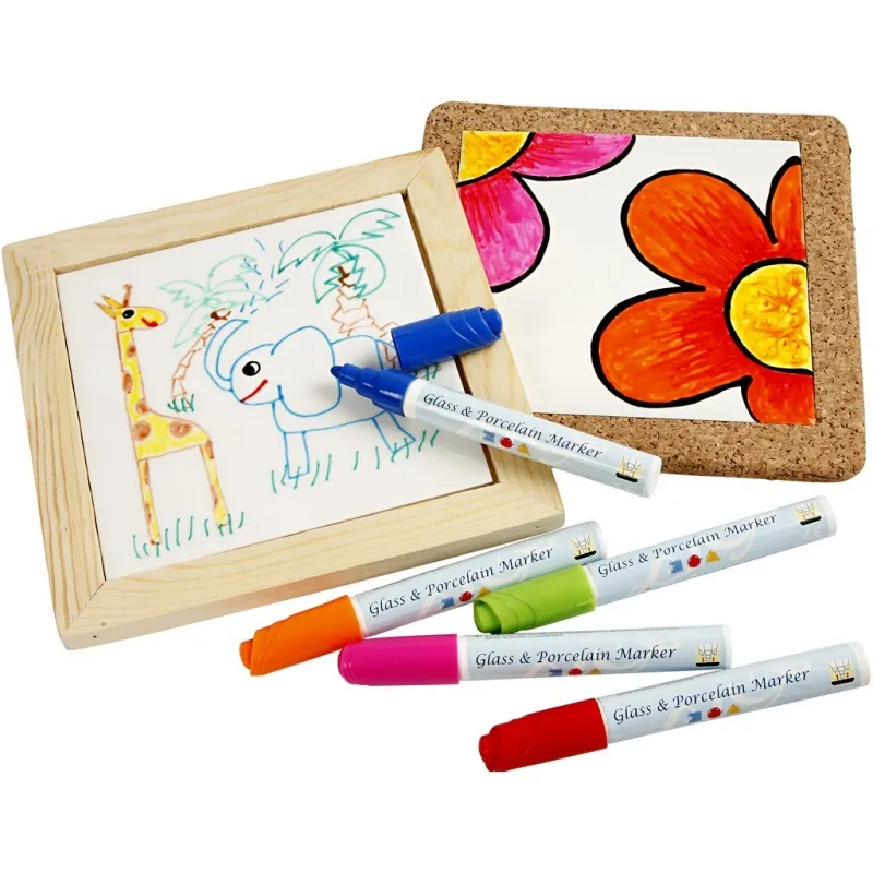 Gruppen-Kreativset Untersetzer, Standard-Farben, Zusätzliche Farben, 30 Stck., 1 Set