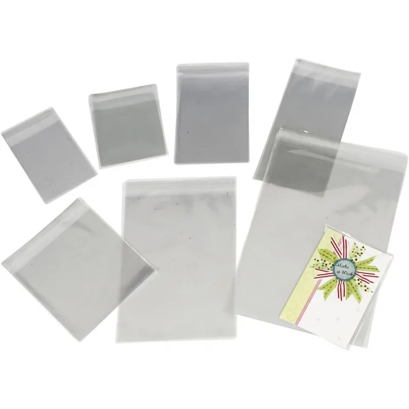 Cellophantüten, H 12,9-31,2 cm, B 9,7-22,5 cm, Dicke 25 my, 1400 Stk/ 1 Pck