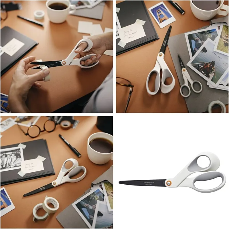 Fiskars Antihaft-Allzweckschere, L 21 cm, für Rechtshänder , 1 Stk