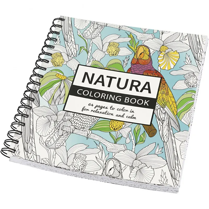 Antistress-Malbuch, Natur, Größe 19,5x23 cm, Anzahl der Seiten 64, 1 Stk