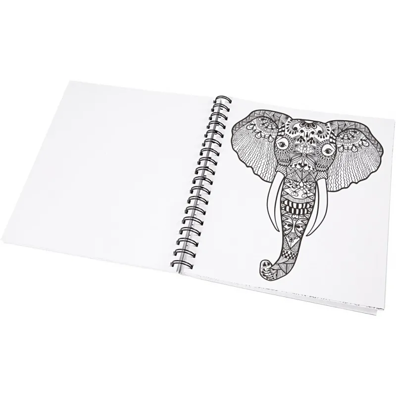 Antistress-Malbuch, Natur, Größe 19,5x23 cm, Anzahl der Seiten 64, 1 Stk