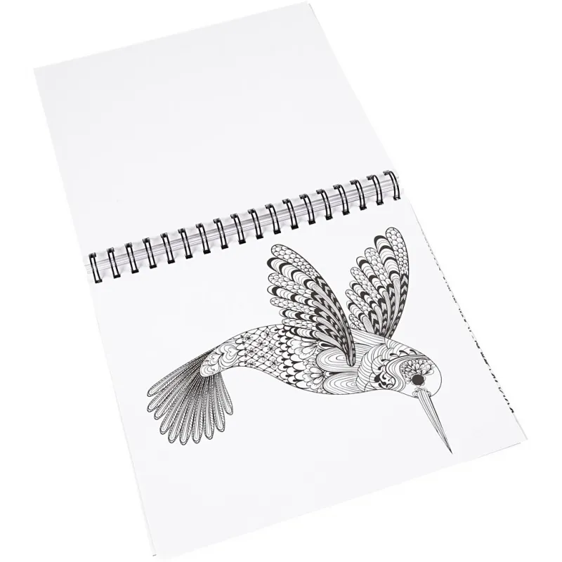 Antistress-Malbuch, Natur, Größe 19,5x23 cm, Anzahl der Seiten 64, 1 Stk