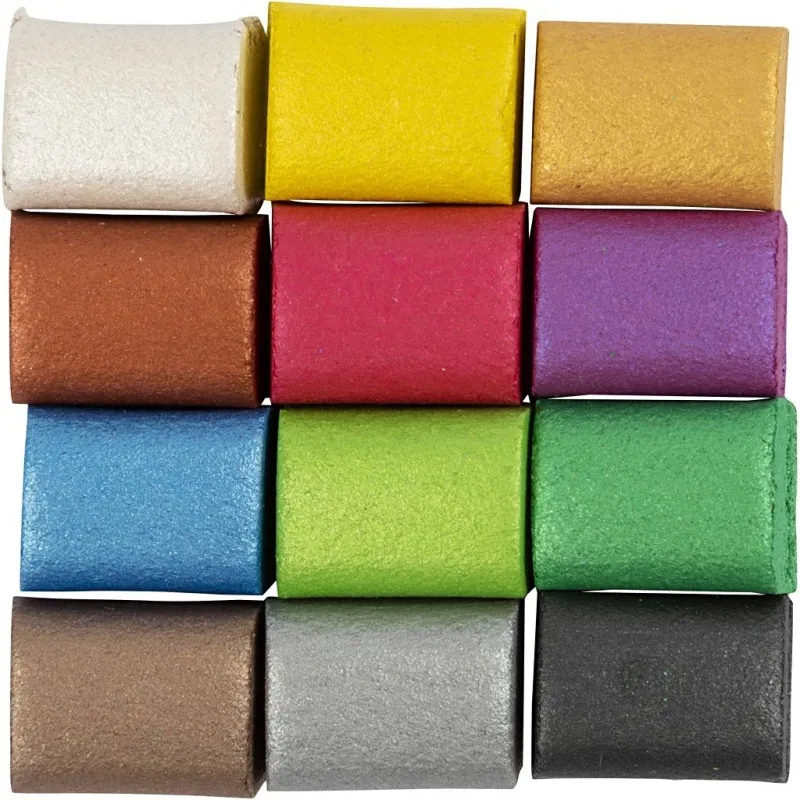 Art Aquarellfarben, Metallic-Farben, 12 Farbe/ 1 Pck