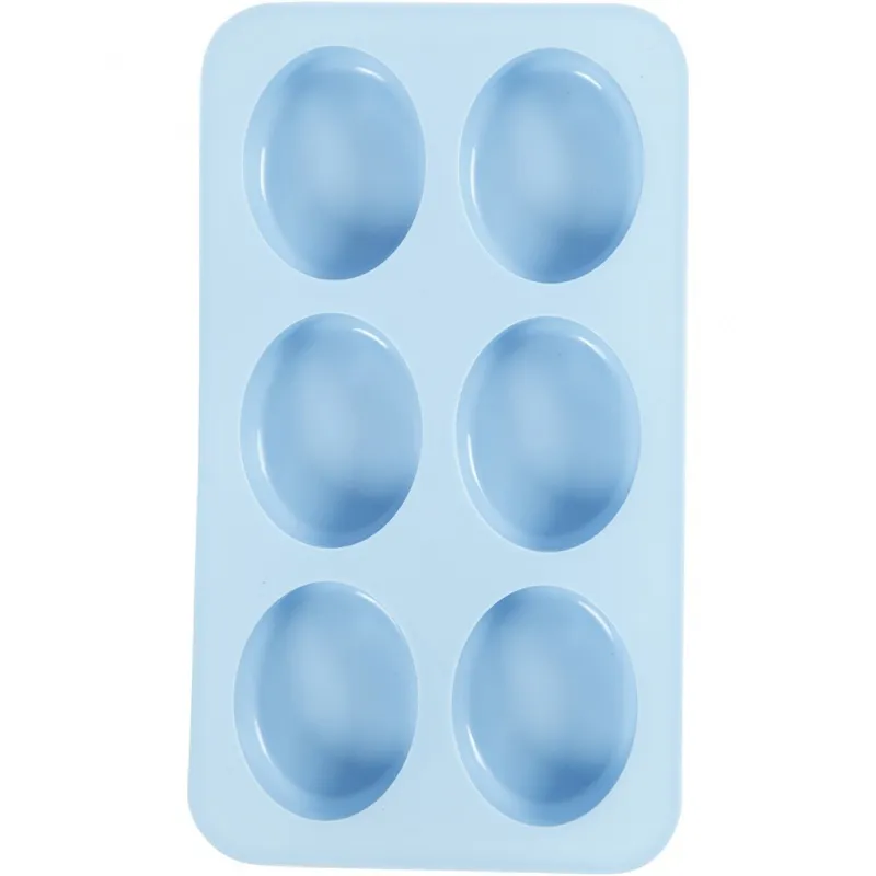 Silikonform, H 2,4 cm, L 7,7 cm, B 6 cm, 6x100 ml, 1 Stk