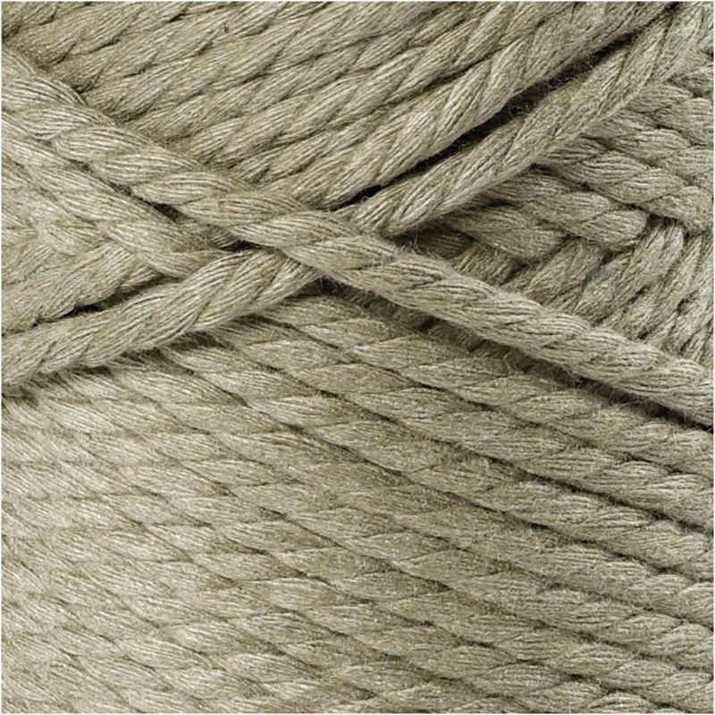 Makramée-Kordel, L 55 m, D 4 mm, Moosgrün, 330 g/ 1 Rolle