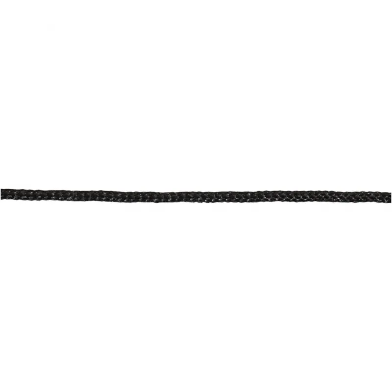 Polyesterschnur, Dicke 1 mm, Schwarz, 50 m/ 1 Rolle