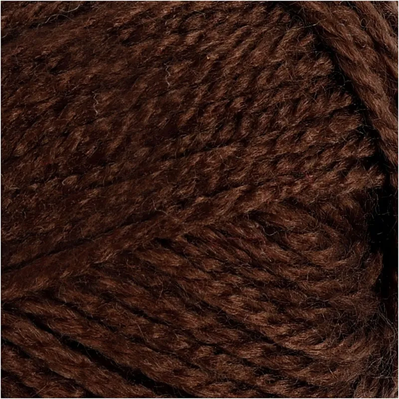 Fantasia Polyacryl Garn, L 80 m, Braun, 50 g/ 1 Knäuel