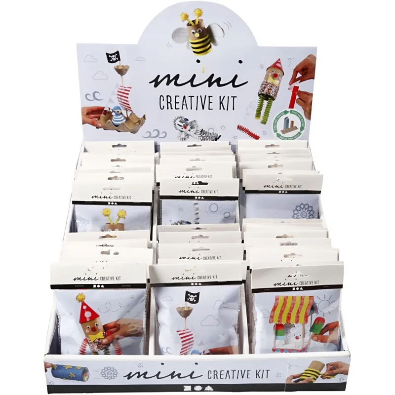 Thekendisplay Mini Kreativ Sets, 60 Set/ 1 Pck