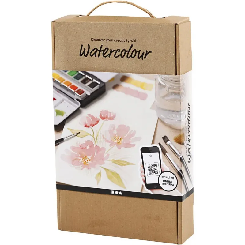 Starter Kreativ Set Aquarellfarben, 1 Pck