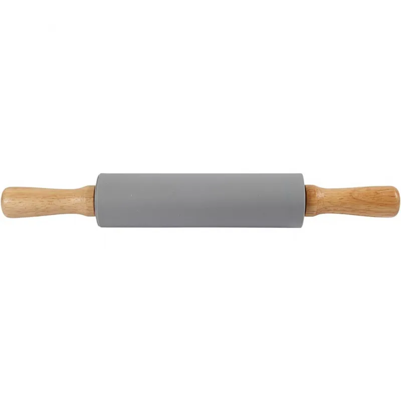 Teigrolle, L 38 cm, D 5,5 cm, Grau, 1 Stk