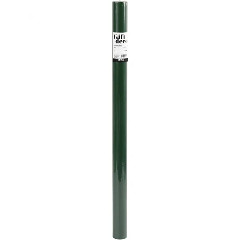 Geschenkpapier , B 50 cm, 60 g, Grün, 5 m/ 1 Rolle