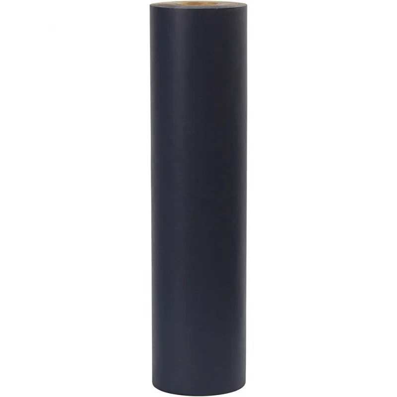 Geschenkpapier , B 50 cm, 60 g, Schwarz, 100 m/ 1 Rolle