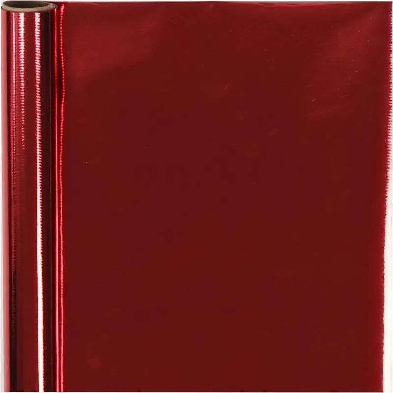 Geschenkpapier, B 50 cm, 65 g, Rot, 4 m/ 1 Rolle
