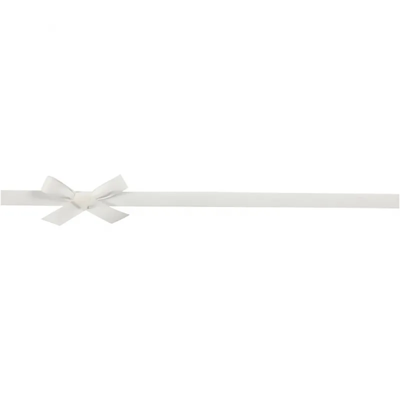 Kräuselband, B 18 mm, Matt, Weiß, 25 m/ 1 Rolle