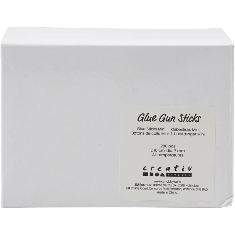 Klebesticks Mini, L 10 cm, D 7 mm, 200 Stk/ 1 Pck
