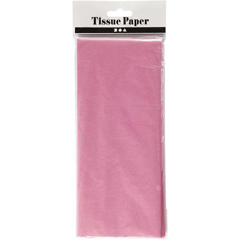 Seidenpapier, Blatt 50x70 cm, 17 g, Pink, 10 Bl./ 1 Pck