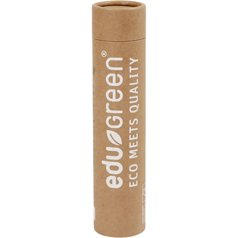 edu Green Jumbo-Buntstifte, Mine 5 mm, Sortierte Farben, 12 Stk/ 1 Pck