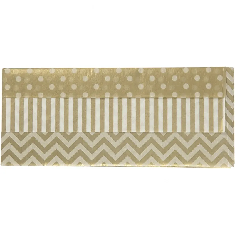 Seidenpapier, Blatt 50x70 cm, 17 g, Gold, 6 Bl./ 1 Pck