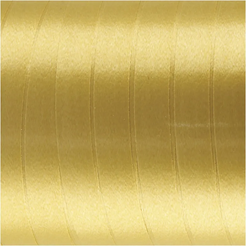Kräuselband, B 10 mm, Glänzend, Gold, 250 m/ 1 Rolle
