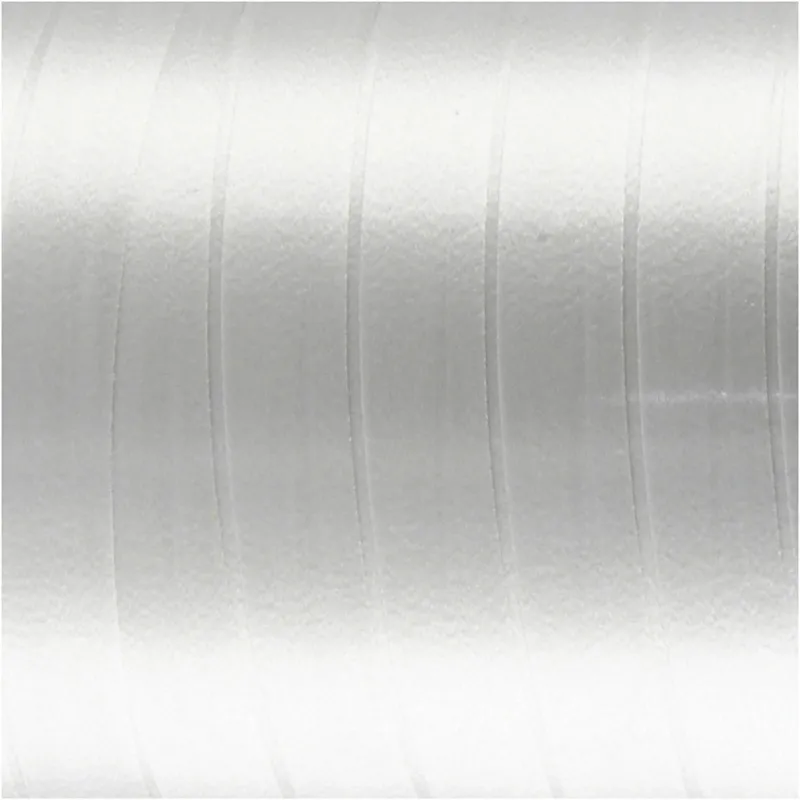 Kräuselband, B 10 mm, Glänzend, Silber, 250 m/ 1 Rolle