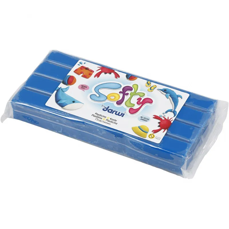 Weiche Knetmasse, Blau, 500 g/ 1 Pck