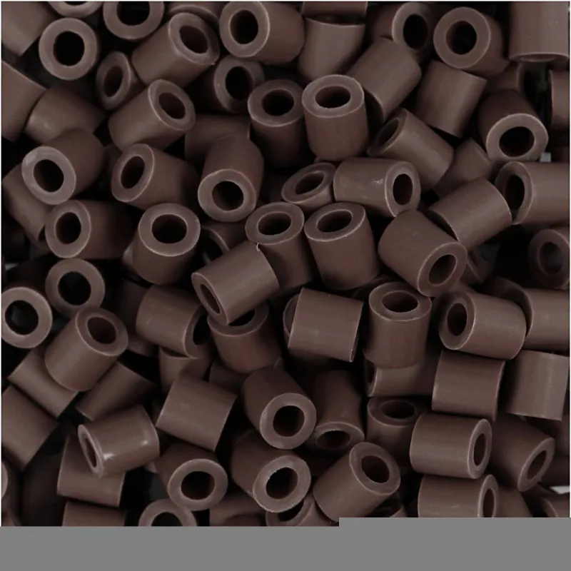 NABBI BioBeads, Größe 5x5 mm, Lochgröße 2.5 mm, medium, Braun, 1000 Stk/ 1 Pck