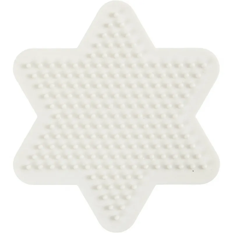 NABBI BioBeads Steckplatte, Stern, Größe 9,8x9,8 cm, medium, 1 Stk