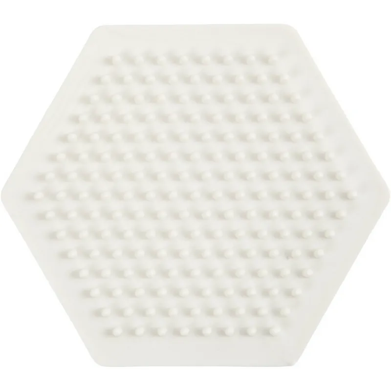 NABBI BioBeads Steckplatte, Sechseckig, Größe 8,5x8,5 cm, medium, 1 Stk