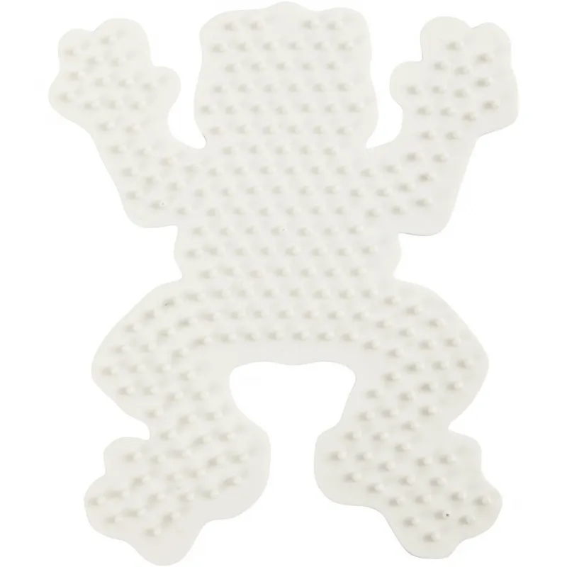 NABBI BioBeads Steckplatte, Frosch, Größe 10x12 cm, medium, 1 Stk