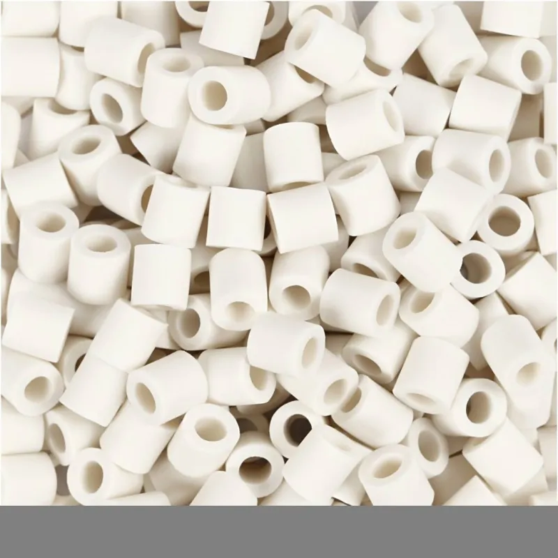 NABBI BioBeads, Größe 5x5 mm, Lochgröße 2.5 mm, medium, Weiß, 1000 Stk/ 1 Pck