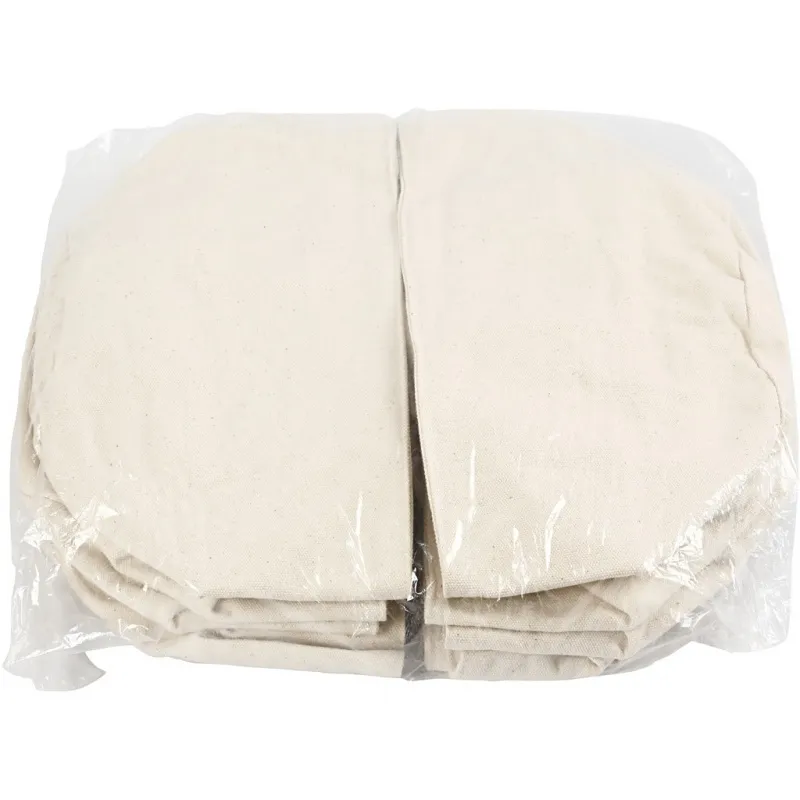 Stoffkörbe, H 14,5 cm, D 20 cm, 385 g, Hellnatur, 10 Stk/ 1 Pck