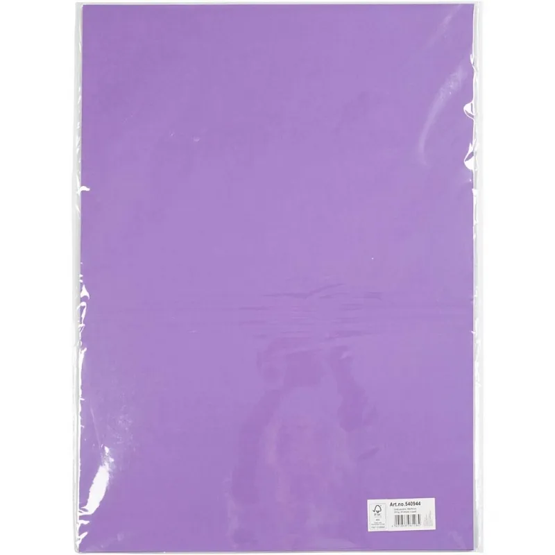 Karton, Blatt 50x70 cm, 270 g, Flieder, 10 Bl./ 1 Pck
