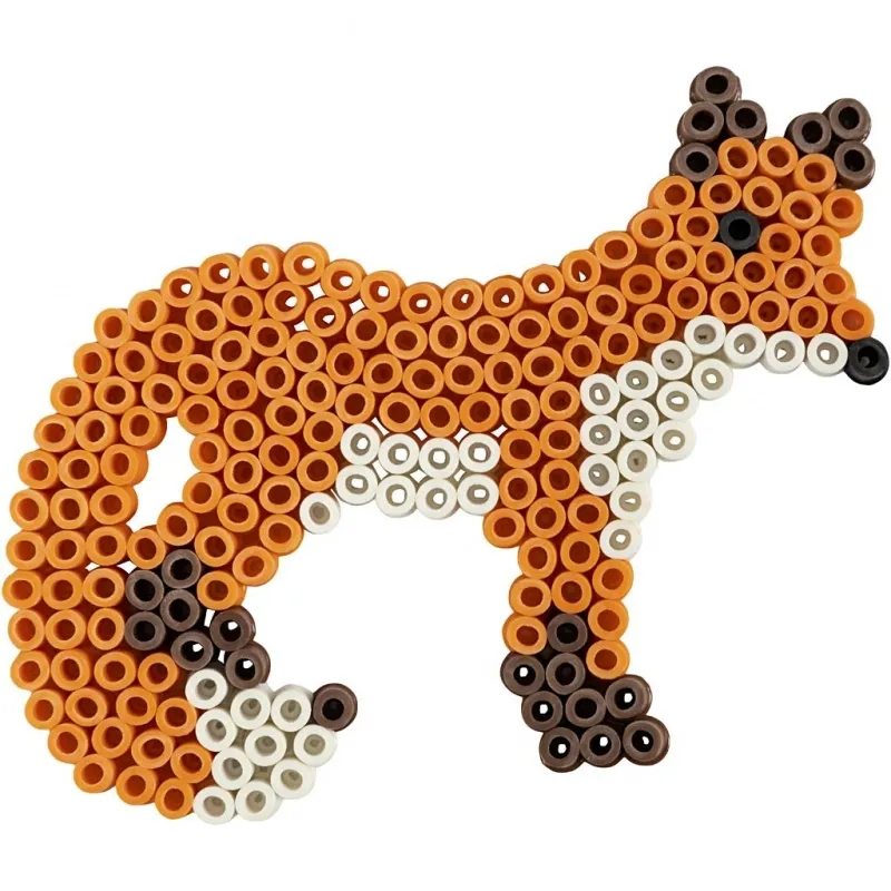 NABBI BioBeads Steckplatte, Fuchs, Größe 9,5x13,4 cm, medium, 1 Stk