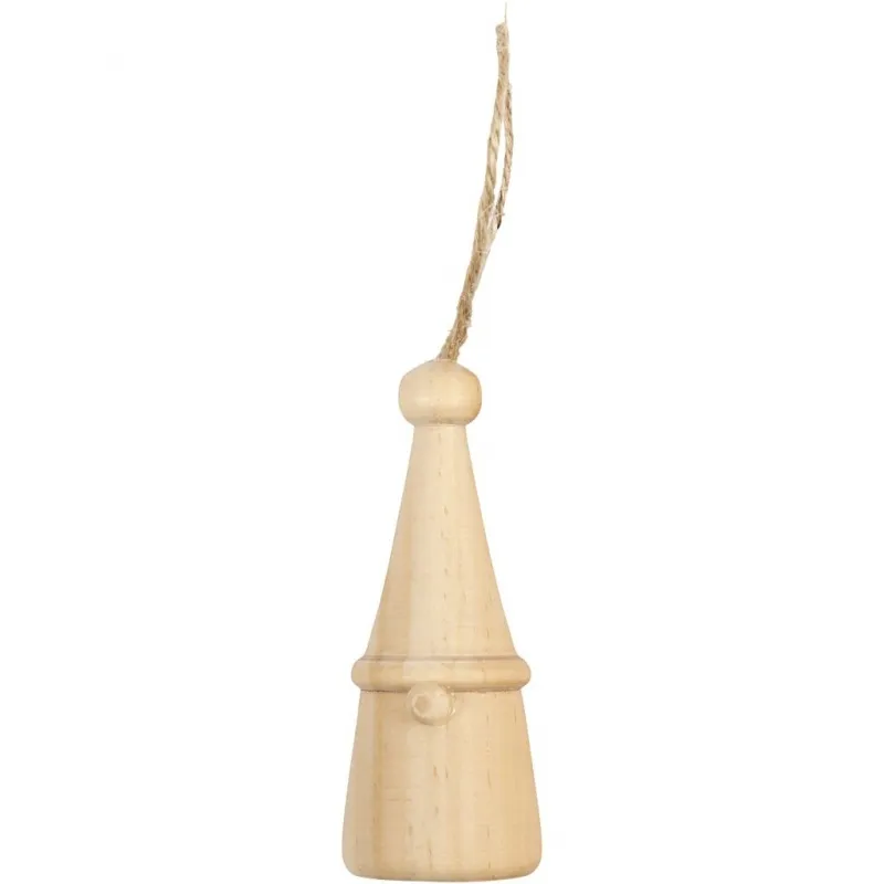Skandinavischer Weihnachtszwerg, H 6 cm, D 2,5 cm, 1 Stk