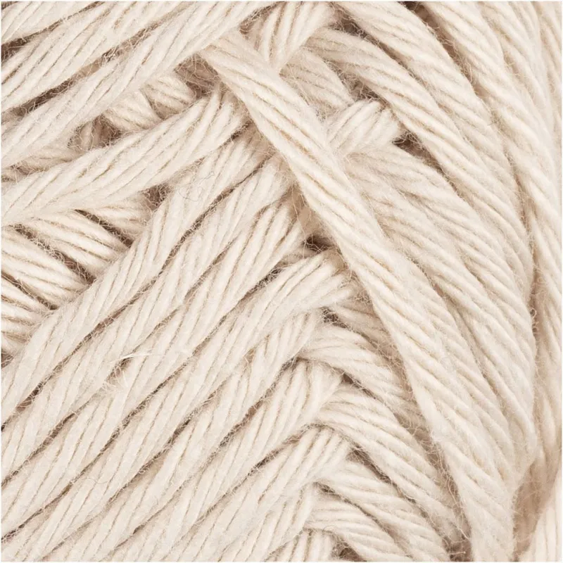 Baumwolle, Nr. 8/8, L 80-85 m, Nadel 4-4,5, Beige, 50 g/ 1 Knäuel