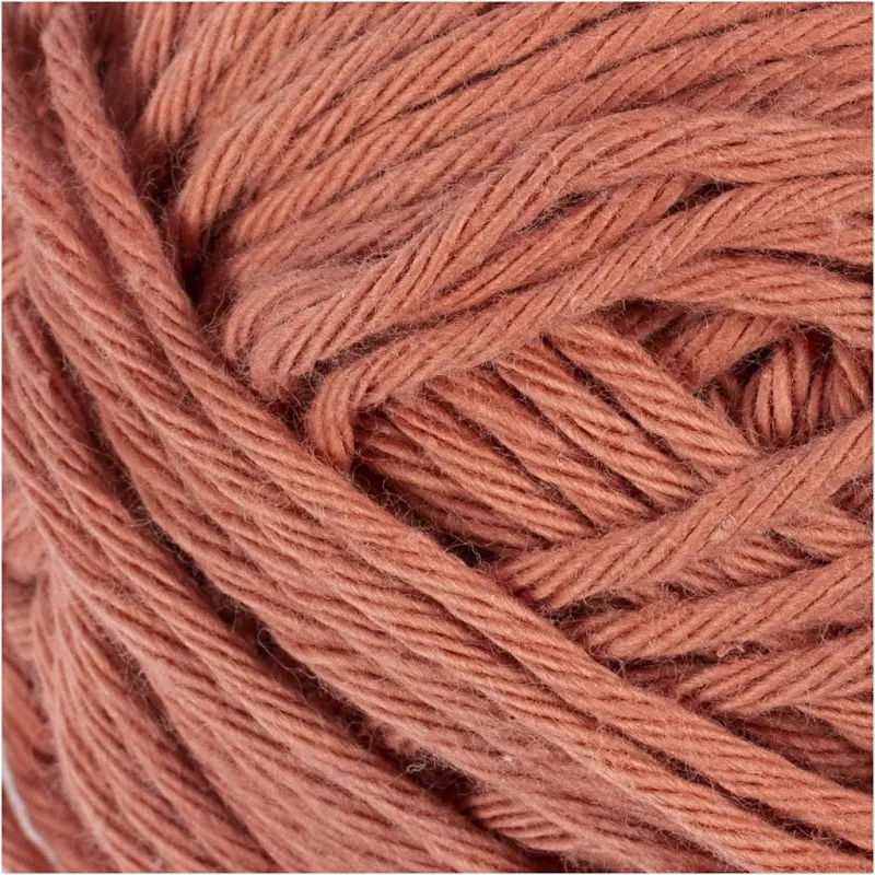 Baumwolle, Nr. 8/8, L 80-85 m, Nadel 4-4,5, Terrakotta, 50 g/ 1 Knäuel