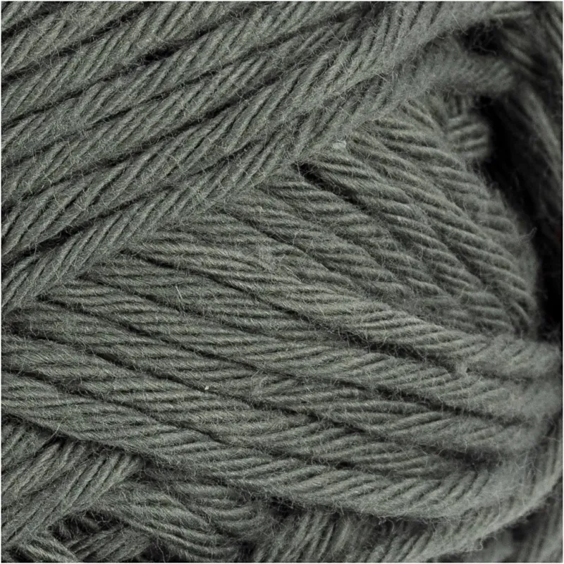 Baumwolle, Nr. 8/8, L 80-85 m, Nadel 4-4,5, Grau, 50 g/ 1 Knäuel
