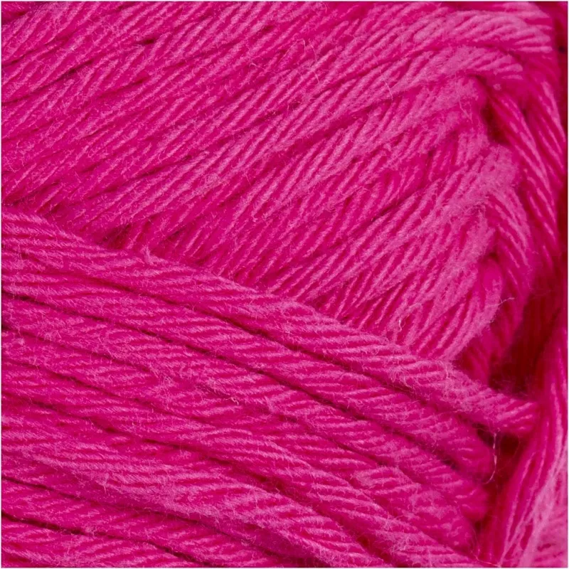 Baumwolle, Nr. 8/8, L 80-85 m, Nadel 4-4,5, Pink, 50 g/ 1 Knäuel