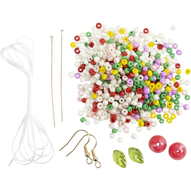 Mini Kreativ Set Schmuck, Elastisches Armband und Ohrring, 1 Pck