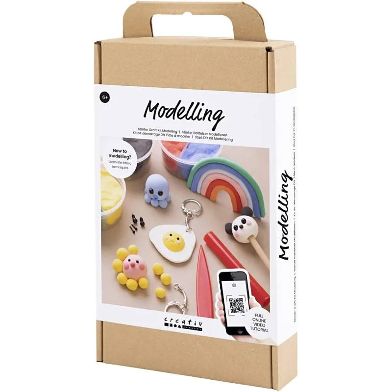 Starter Kreativ Set Modellieren, Fantasiefiguren, 1 Pck