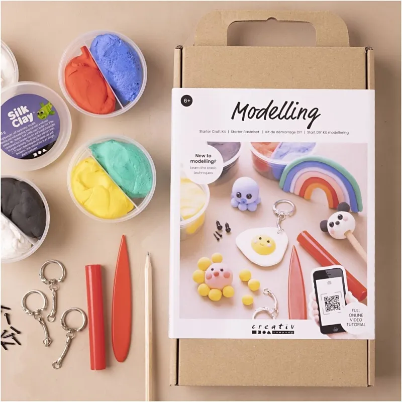 Starter Kreativ Set Modellieren, Fantasiefiguren, 1 Pck