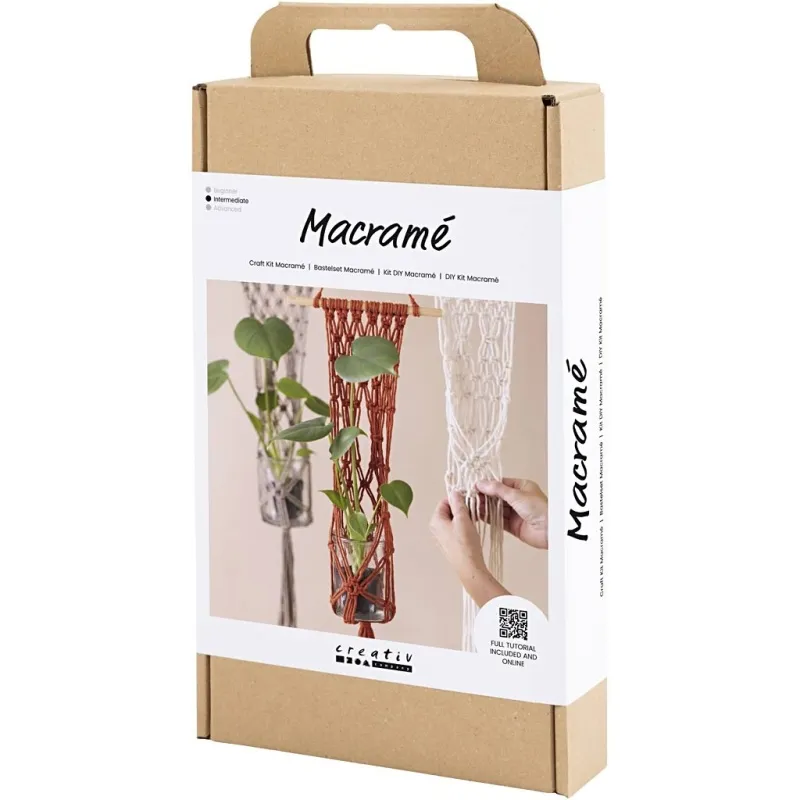 Kreativ Set Makramée, Blumenaufhänger, 1 Pck
