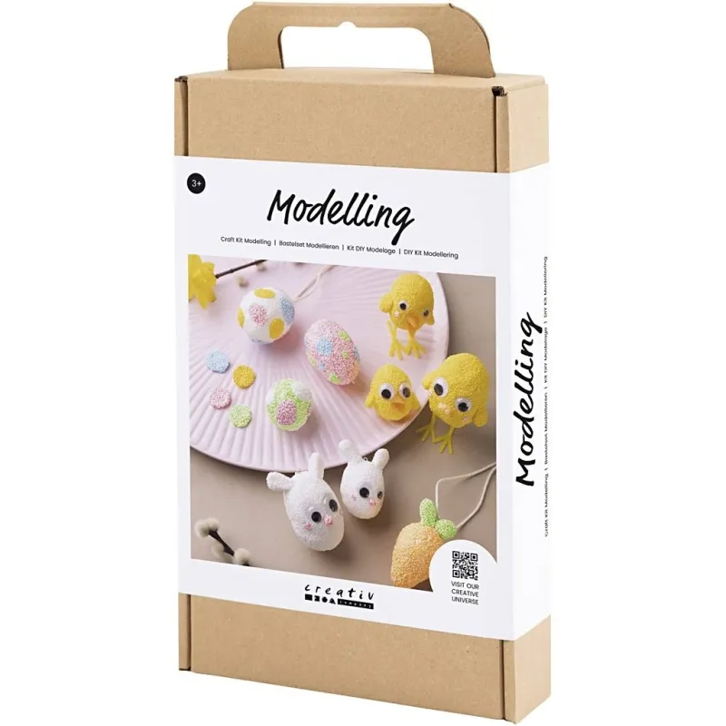 Kreativ Set Modellieren, Osterfiguren, 1 Pck