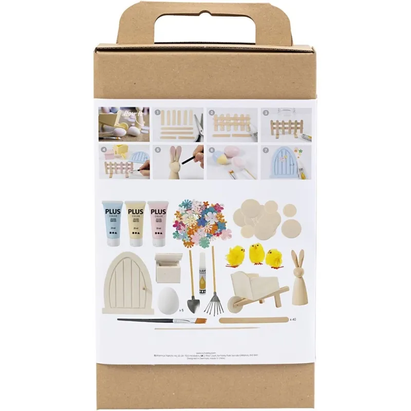 Kreativ Set Häschentür , Pastellfarben, 1 Pck