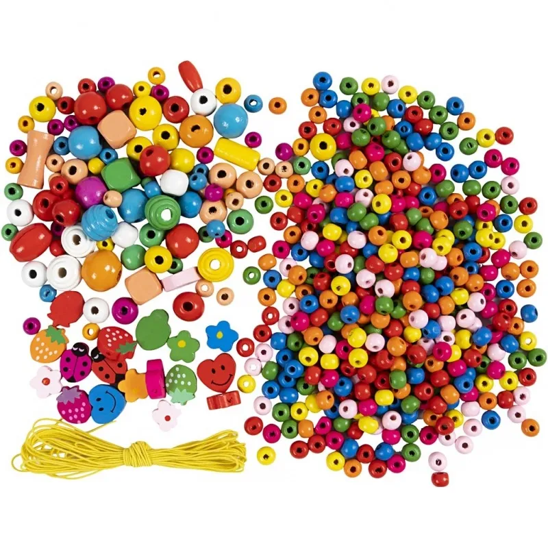 Mini Kreativ Mix Schmuck, ca. 564 Stk, Fröhliche Farben, 1 Pck