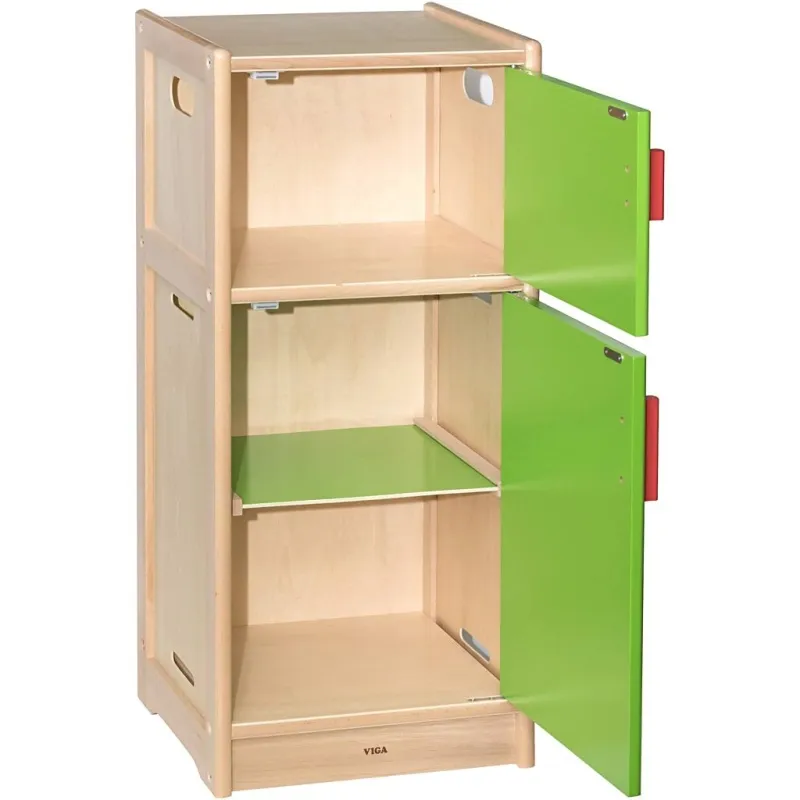VIGA Spielkühlschrank, Größe 40x92x36 cm, 1 Stk